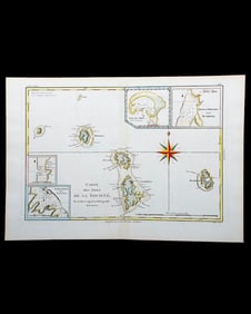 French Polynesia Map, 18th Century