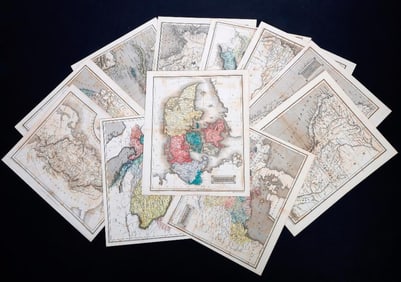 Thomas Tegg Map Plates (11)