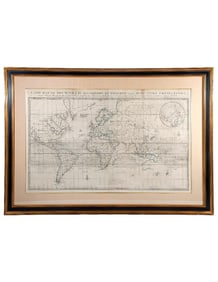 A New Map of the World, H. Moll, Circa 1705