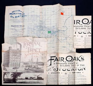 Central Valley Real Estate/Oil Tract Maps, 19th Century