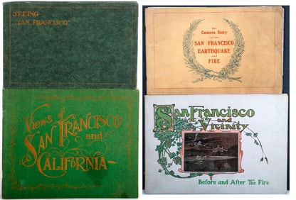 San Francisco Pre/Post-Earthquake Views, Four Booklets
