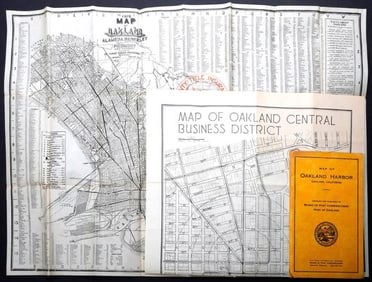 Bay Area/Oakland Maps, 1910s-1940s (3)