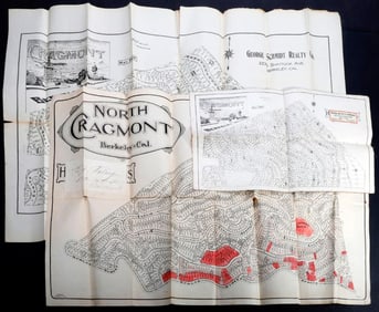 Berkeley Cragmont Area Early Tract Maps (3)