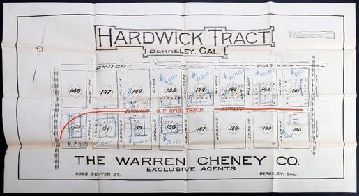 Early Berkeley Tract Map, and San Francisco Bay Map [Ranchos] (3)