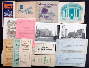 Oakland Real Estate Ephemera, Early 20th Century