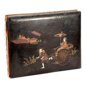 Japanese Album of Hand-Colored Photographs