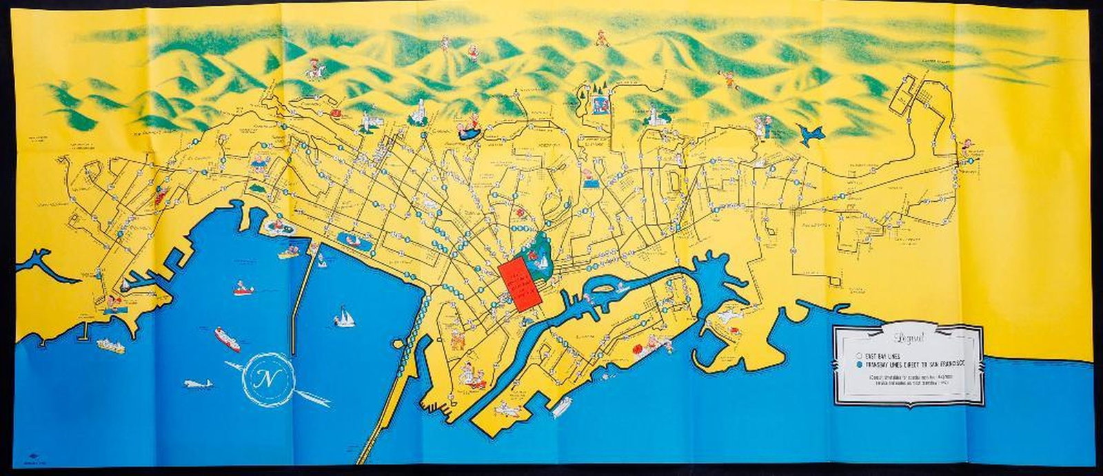1960 AC Transit Map and Newsletters (1 of 7)