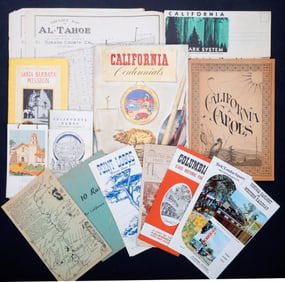 Assorted Vintage California Brochures/Ephemera