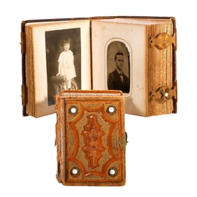 Two Albums of Carte de Visites, Tintypes, Snapshots