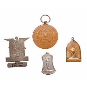 Four Belgian Medals, 1919-1949