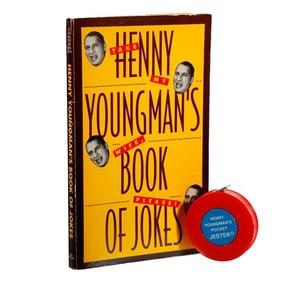 Henny Youngman's Book of Jokes, Signed, with "Pocket Jester"
