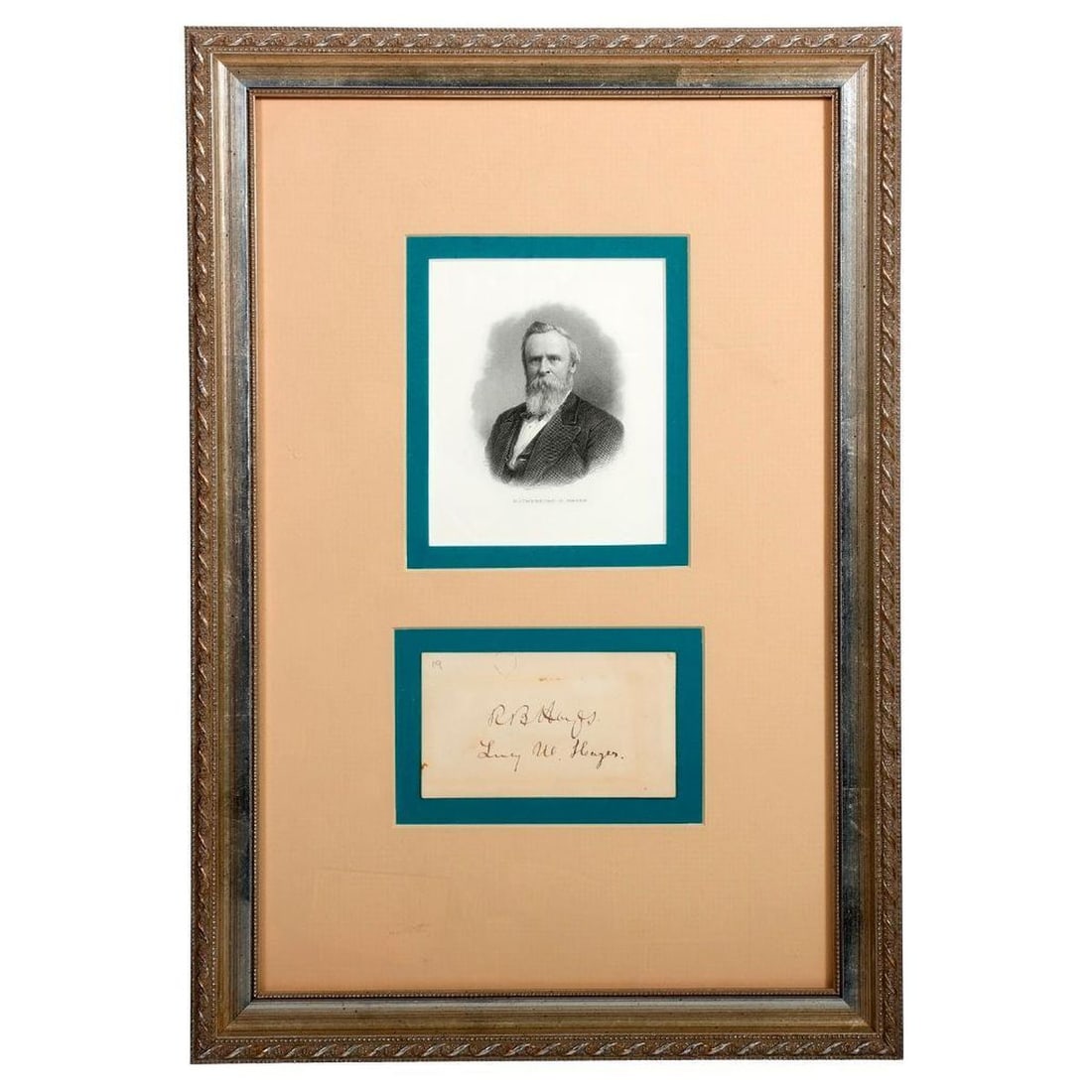 President Rutherford B. Hayes/Lucy W. Hayes Signatures (1 of 2)