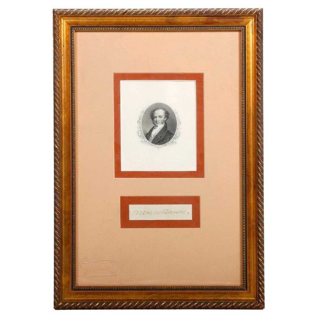 President Martin Van Buren Signature, Framed (1 of 2)
