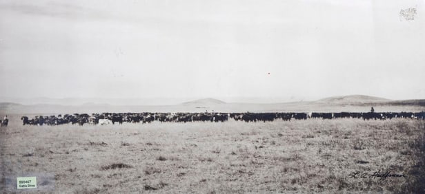 After L. A. Huffman, Two Western Photographs, and a Print