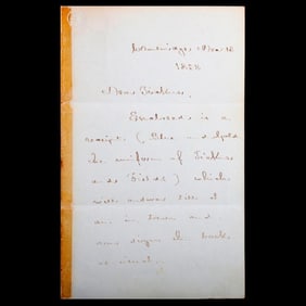 Henry Wadsworth Longfellow, ALS to Publisher
