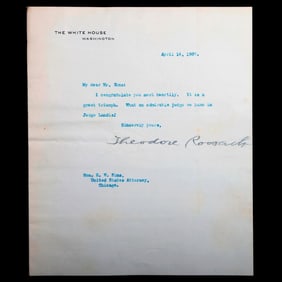 Theodore Roosevelt TLS [Landis v. Standard Oil]