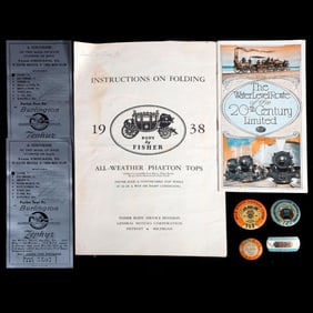 Transportation Buttons/Ephemera, 1920s-1930s