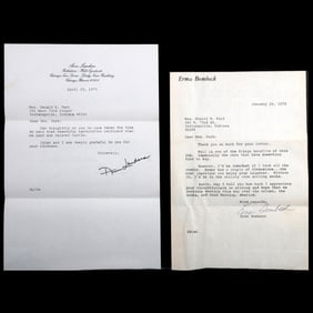 Erma Bombeck and Ann Landers, Two Signed Letters