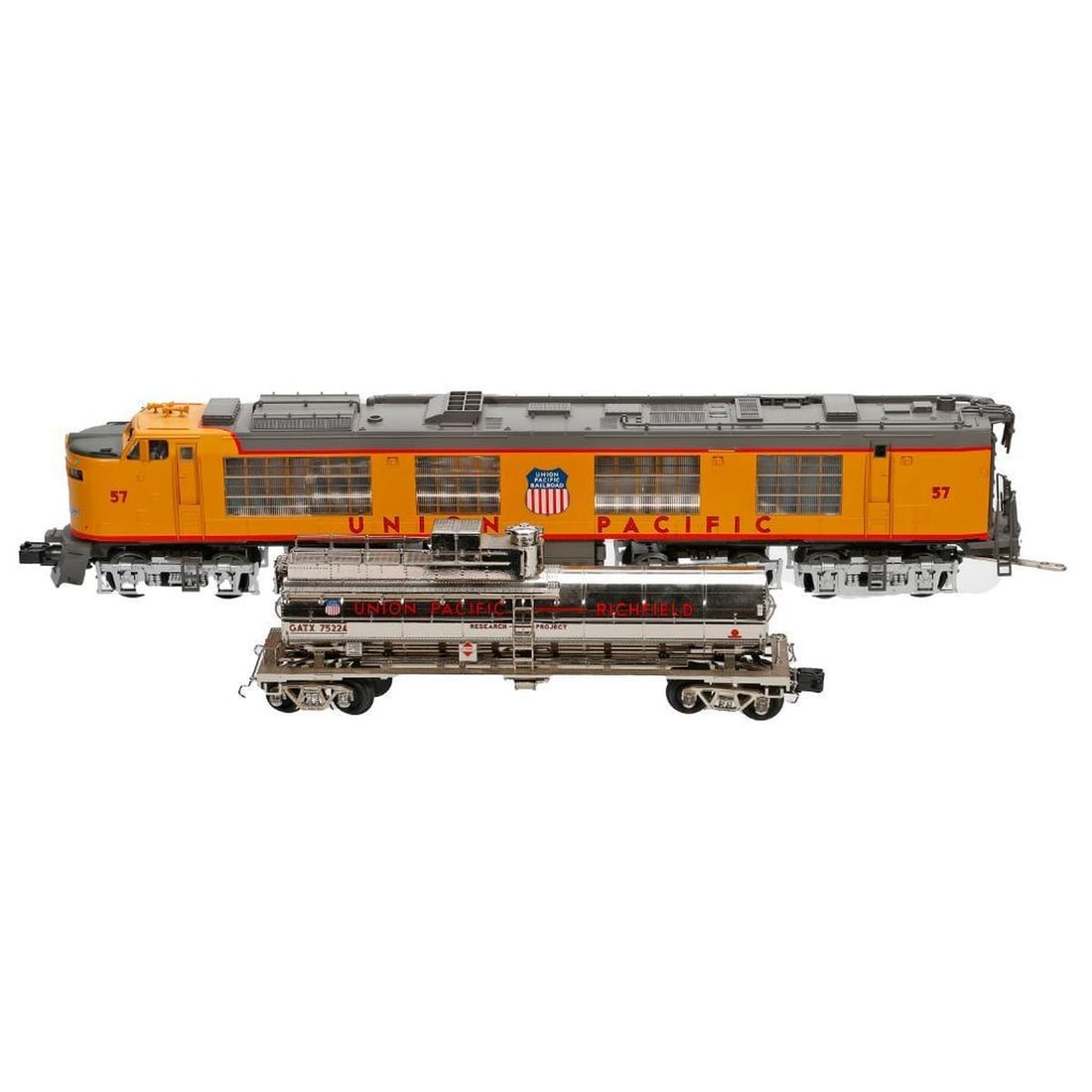 MTH O Gauge Union Pacific Propane Turbine Loco Set (1 of 5)