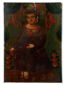 A Mexican Retablo of the Child of Atocha