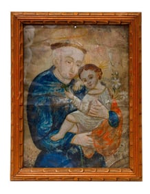 A Mexican Retablo of St. Anthony
