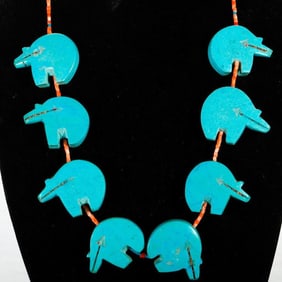 Vintage Native American Southwest Fetish Necklace