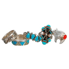 Vintage Native American Southwest Rings