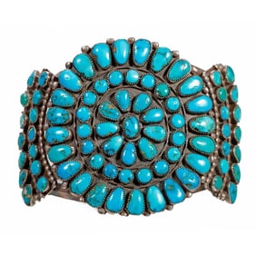 Vintage Native American Southwest Cuff Bracelet