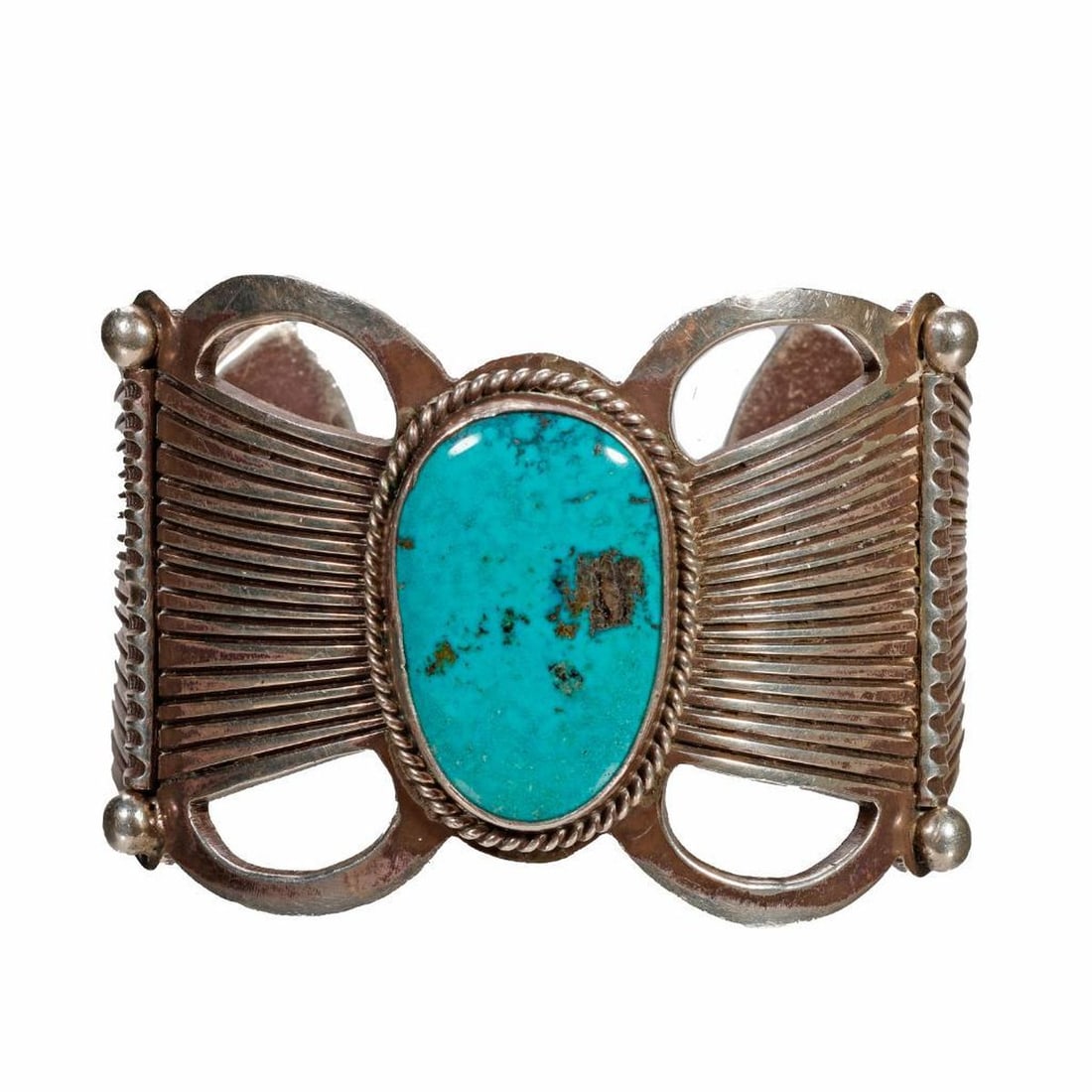 Vintage Native American Southwest Cuff Bracelet (1 of 3)