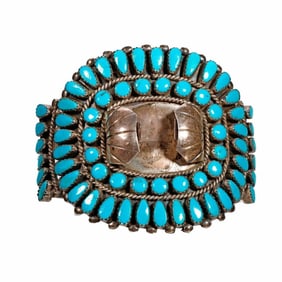 Vintage Native American Southwest Cuff Bracelet