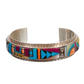 Vintage Native American Southwest Cuff Bracelet