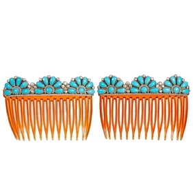 Vintage Native American Southwest Hair Combs