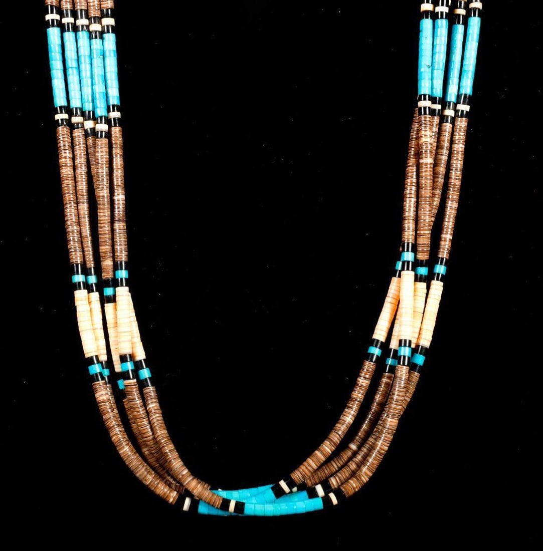 Vintage Native American Southwest Heishi Necklace (1 of 2)