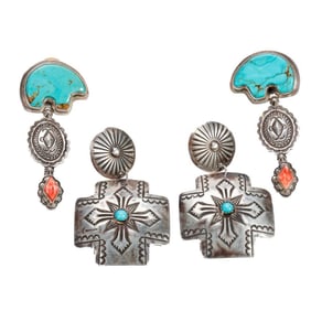 Vintage Native American Southwest Earrings