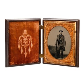 Cased Tintype Union Soldier