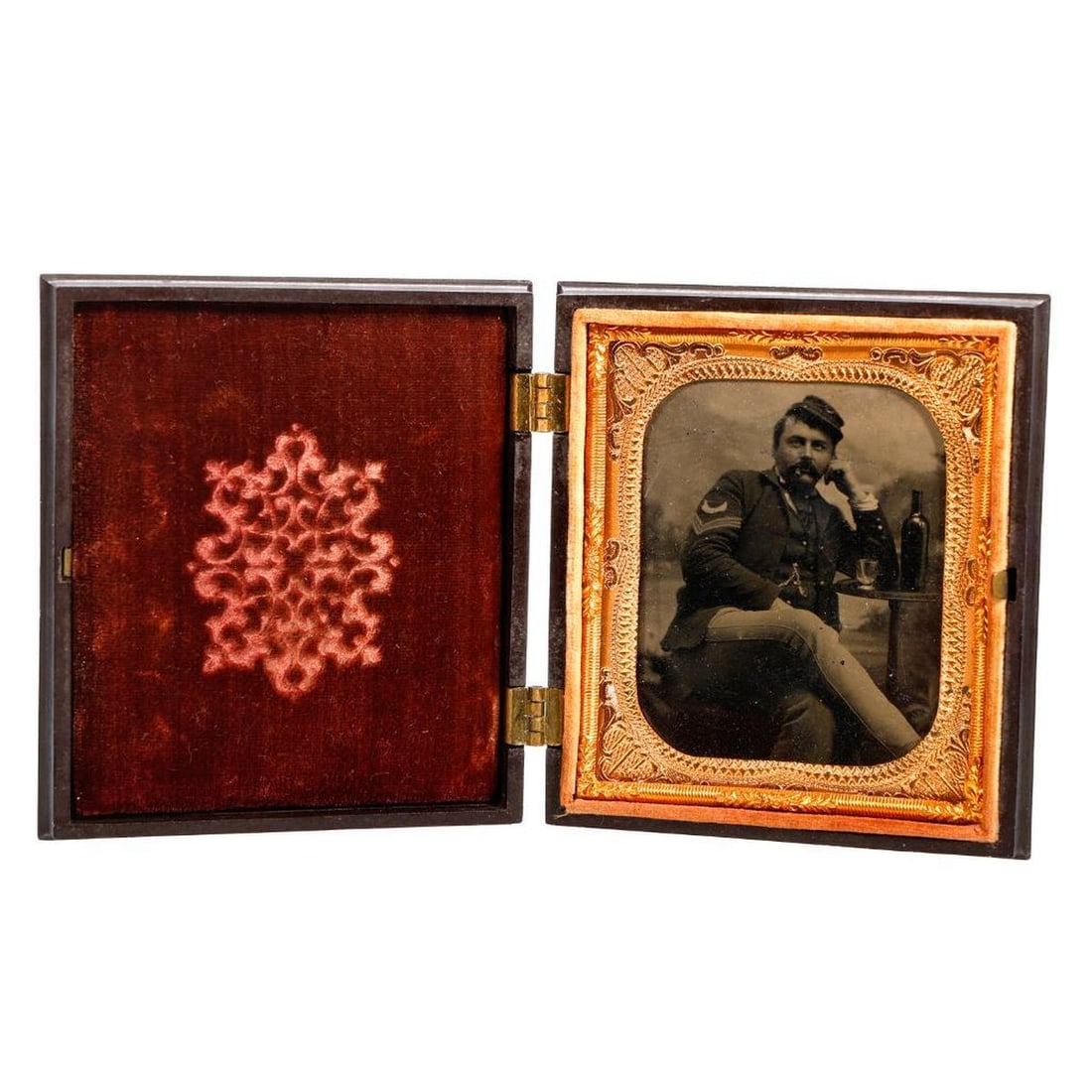 Cased Tintype Union Soldier (1 of 3)