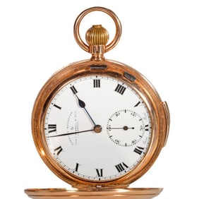 Thomas Russell & Son 9k Gold Quarter Repeater Pocket Watch, 1924