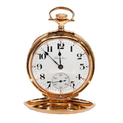 Moser Pocket Watch 14k Gold