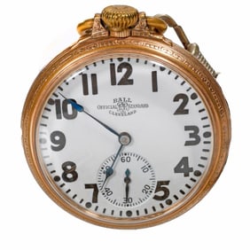 Vintage Ball Pocket Watch