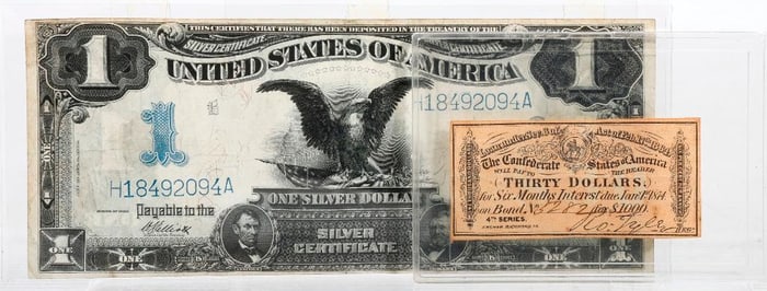 1899 U.S. Silver Certificate $1 Dollar Bill