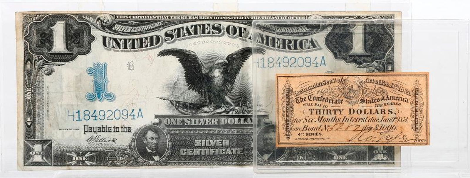 1899 U.S. Silver Certificate $1 Dollar Bill (1 of 3)