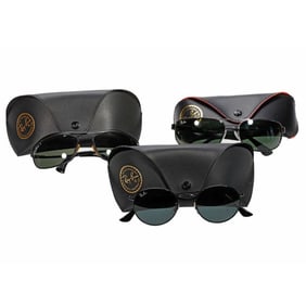 Three Pairs Ray Ban Sunglasses