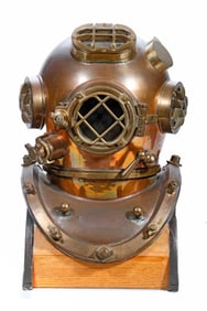 U.S. Navy Mark V Brass Diving Helmet
