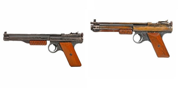 Two Vintage Benjamin Franklin BB Pistols
