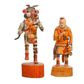 Two Hopi Kachina or Katsina Dolls