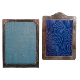 Two Sterling Picture Frames