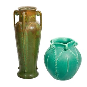 Two American Art Pottery Vases