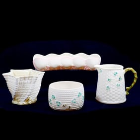 Lot of Irish Belleek Porcelains