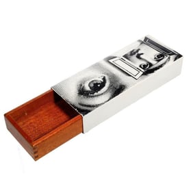 Fornasetti Enamel/Wood Matchbox