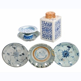 Chinese Blue & White Porcelain Lot